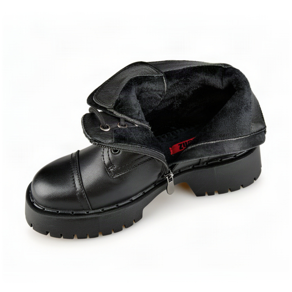 lady's boots genuin leather black 0162677