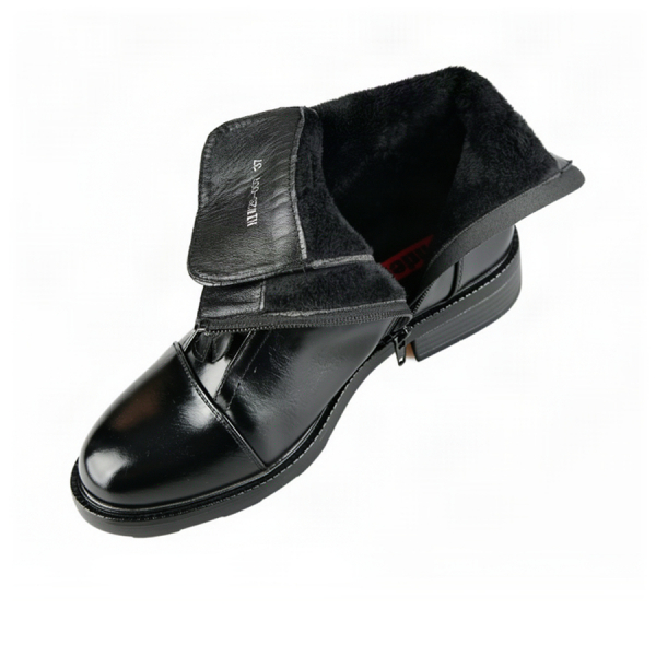 botine damă piele ecologică negru 0162910