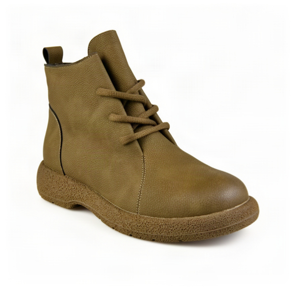 botine damă piele naturală verde 0162857