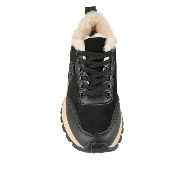 adidași damă textil/piele ecologică negru 0162691