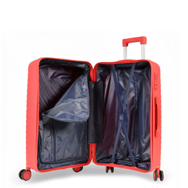 small suitcase polypropylene red 0161454