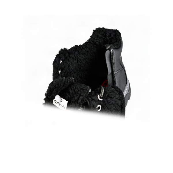 men's boots synthetic leather black 0162638