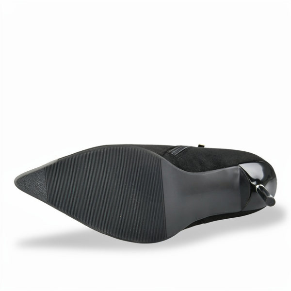 botine damă textil negru 0162063