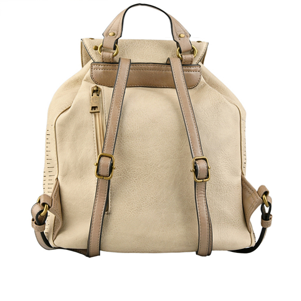 rucsac damă piele ecologică bej 0163107