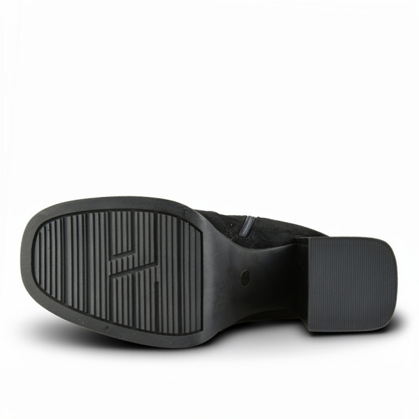 botine damă textil negru 0162051