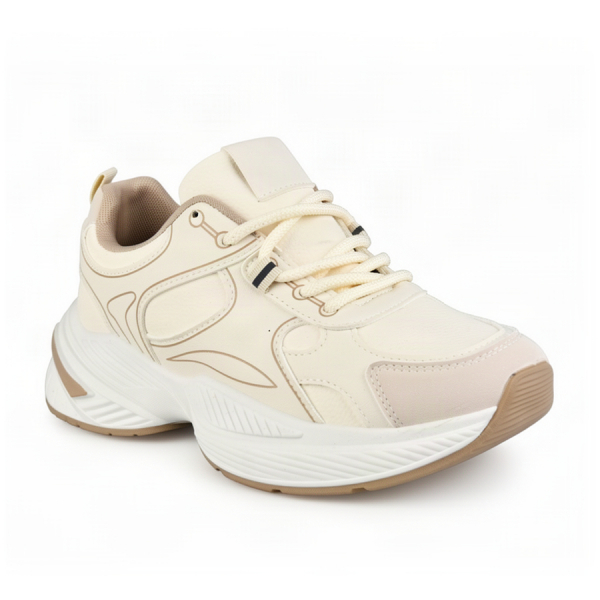 adidași damă piele ecologică bej 0163319