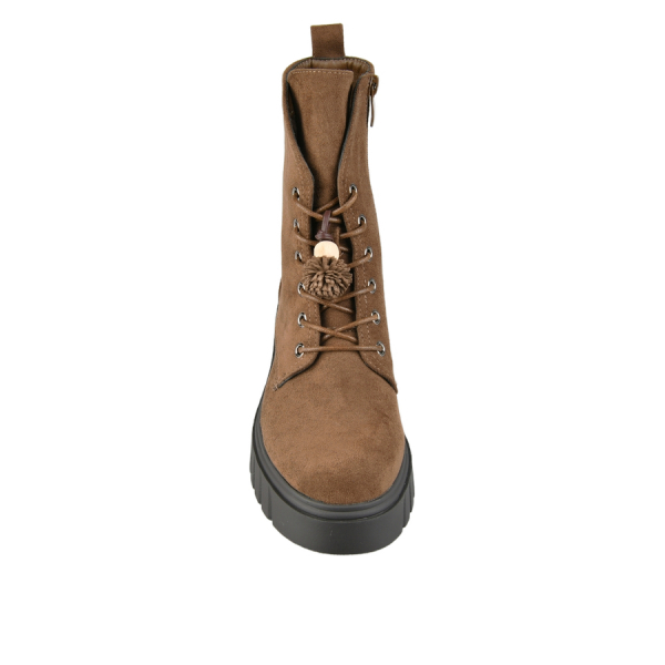 lady's boots textiles brown 0162796