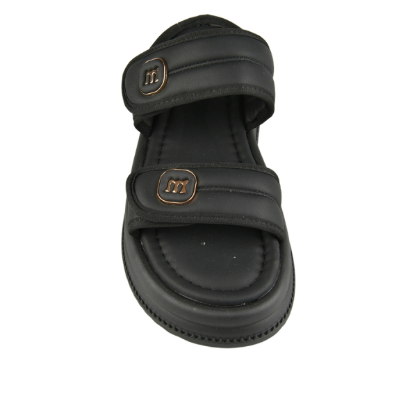 papuci damă piele ecologică negru 0161870