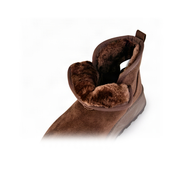 botine damă textil maro 0163240