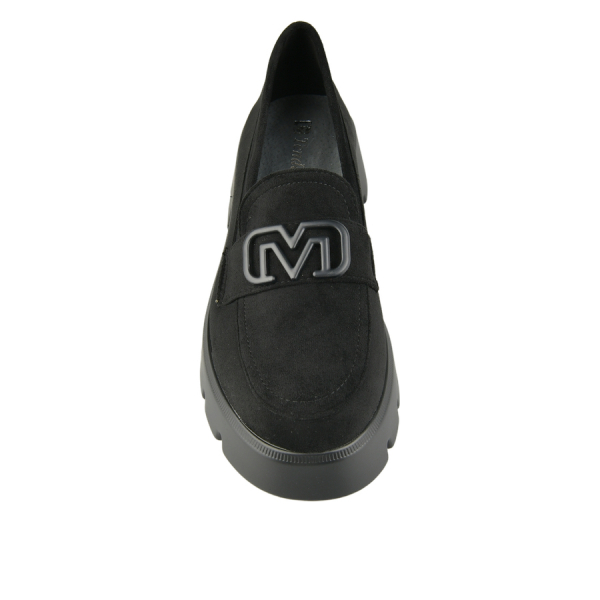 lady's shoes textiles black 0160502