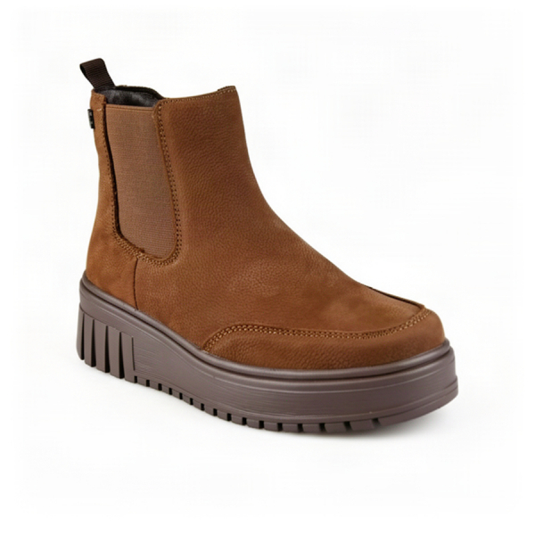 botine damă piele naturală maro 0163063