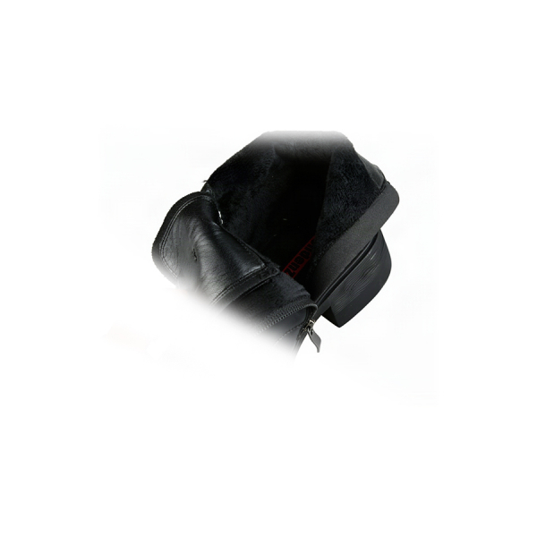 botine damă piele naturală negru 0162878