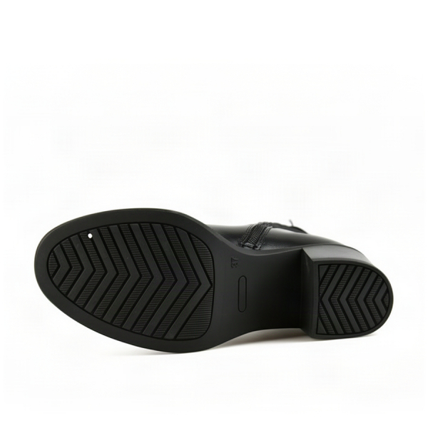 cizme damă piele ecologică/textil negru 0162926