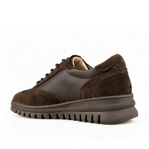 adidași damă piele naturală maro 0163057