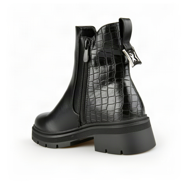 lady's boots synthetic leather black 0162803