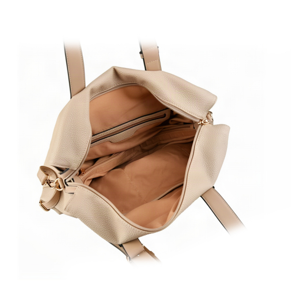 lady's bag synthetic leather beige 0163290