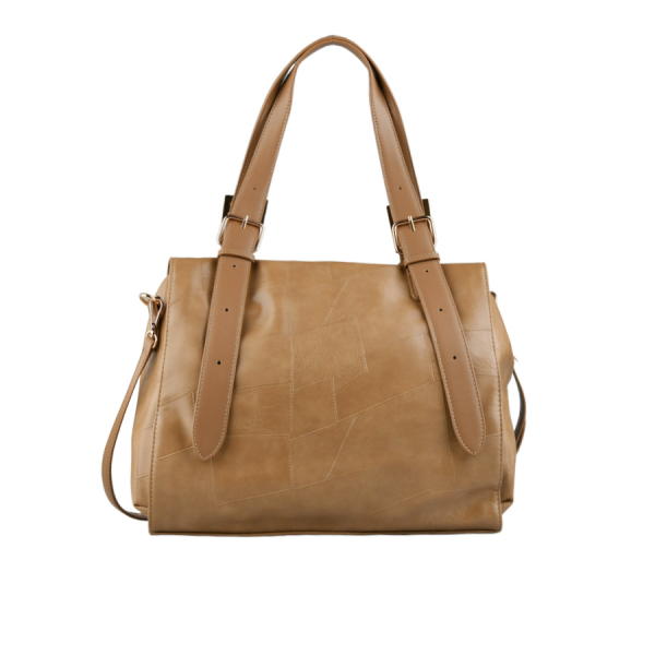 lady's bag synthetic leather light brown 0163292