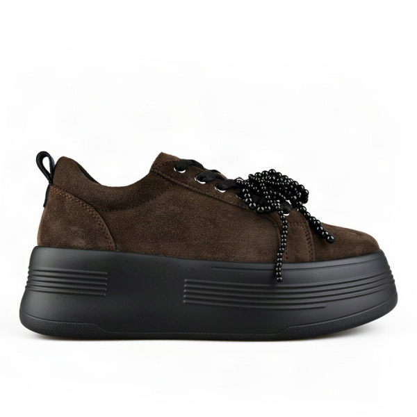 pantofi damă piele naturală maro 0163081
