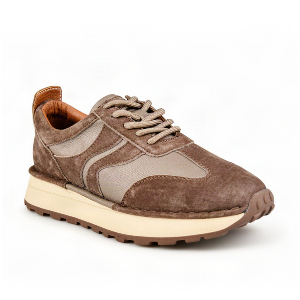 adidași damă piele naturală maro deschis 0163174
