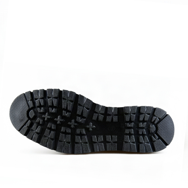 botine bărbați piele naturală negru 0164067