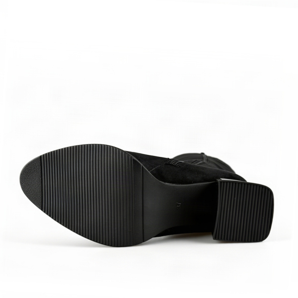 cizme damă textil negru 0163405