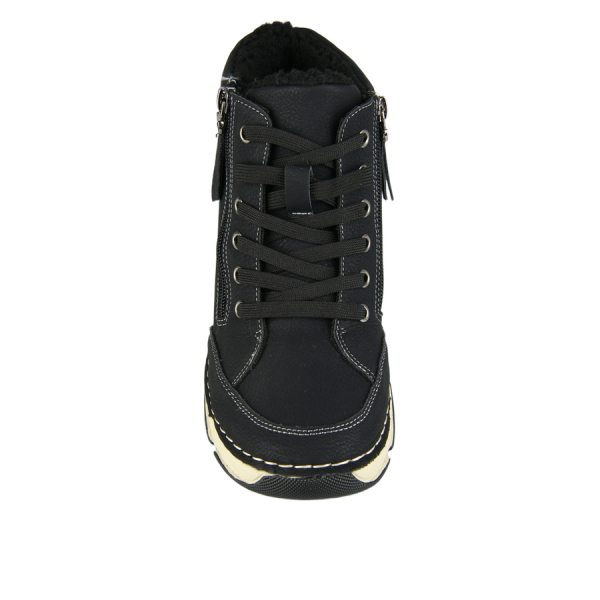 lady's boots synthetic leather black 0163427