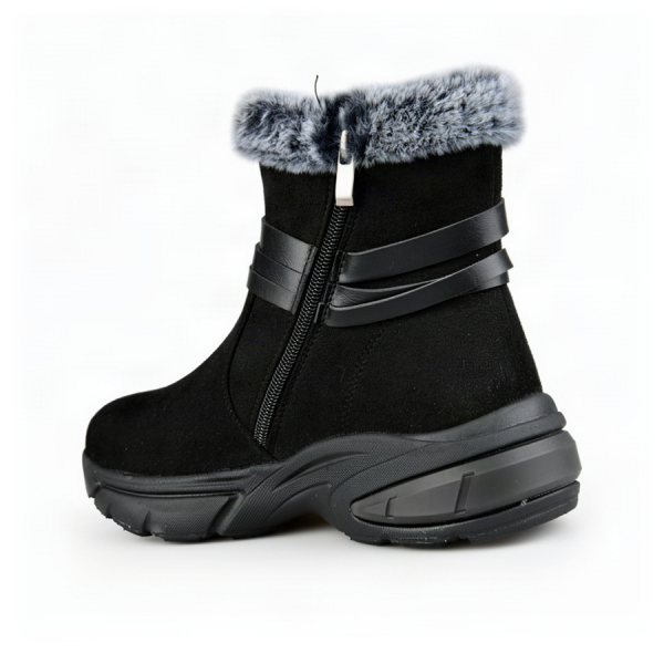 lady's boots textile/eco leather black 0162359