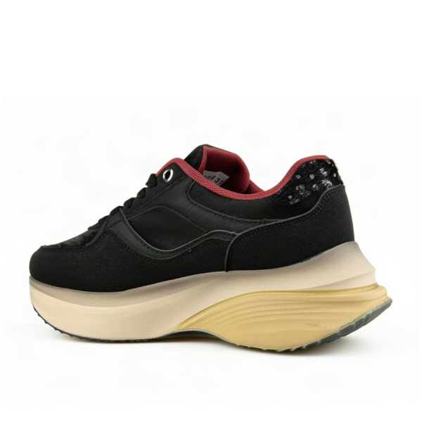 adidași damă piele ecologică negru 0162590