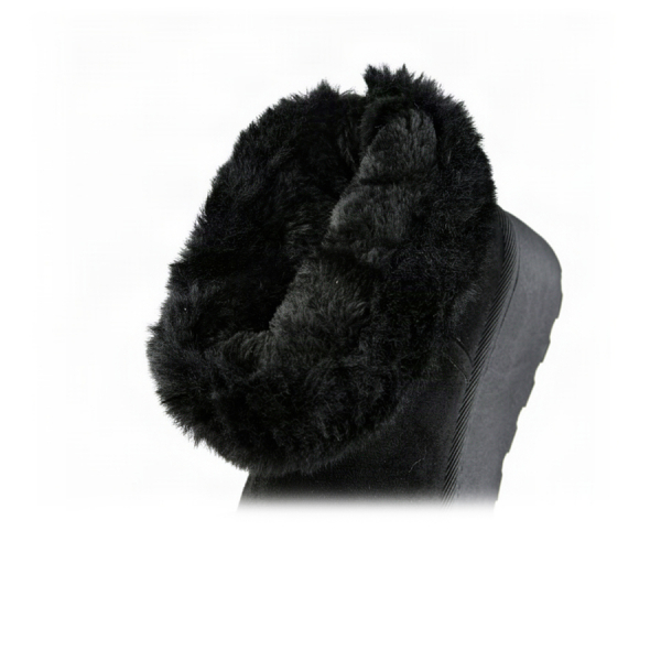 botine damă textil negru 0163248