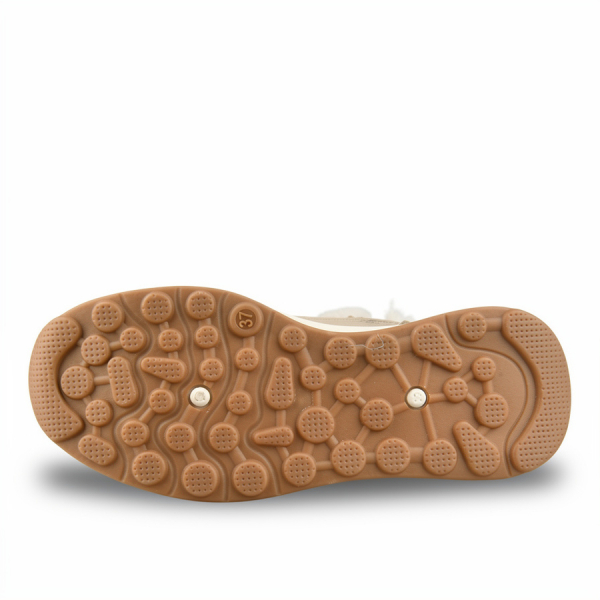 lady's boots eco leather/textile light brown 0162315
