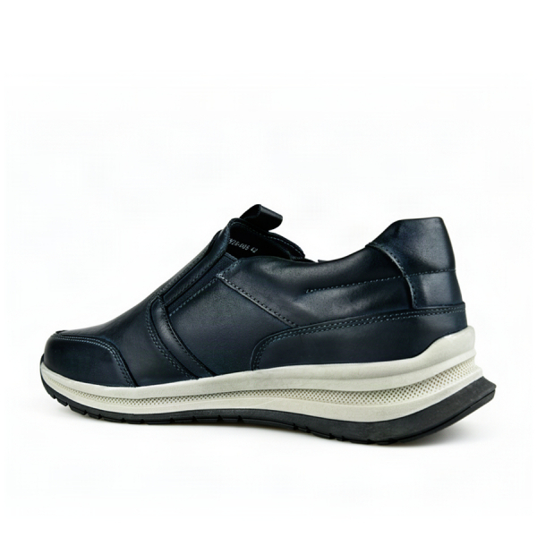 pantofi bărbați piele naturală albastru închis 0162934