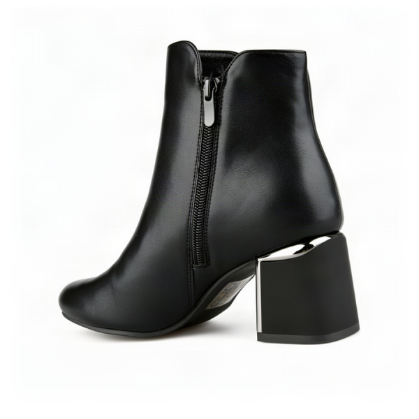 lady's boots synthetic leather black 0162428