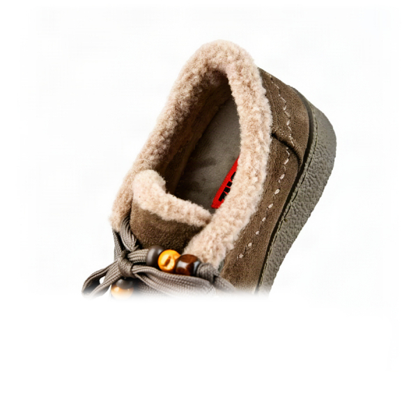 lady's shoes textiles brown 0162734