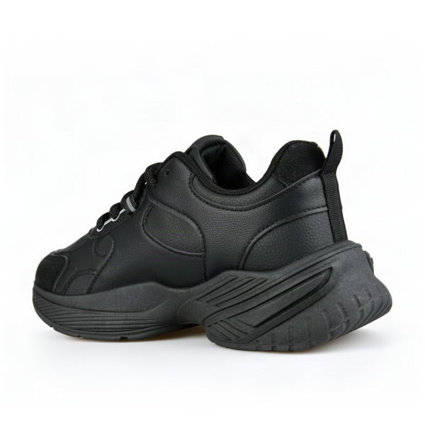 adidași damă piele ecologică negru 0163320
