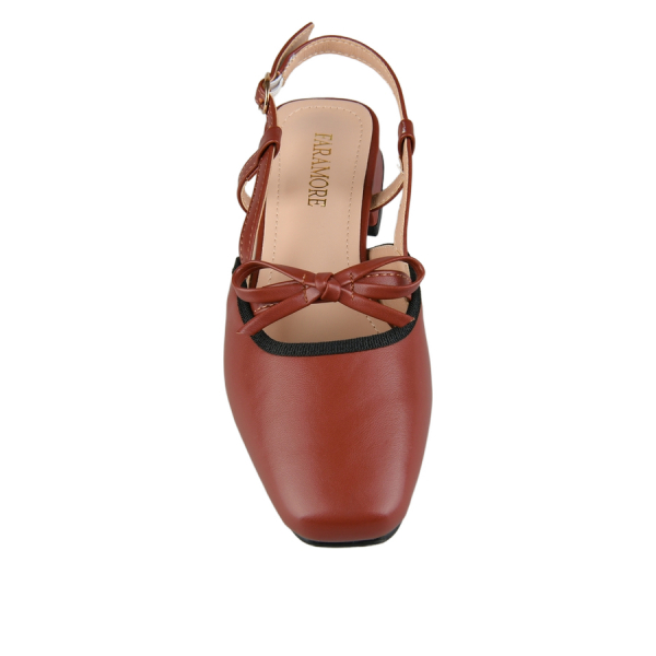 sandale damă piele ecologică bordo 0164205