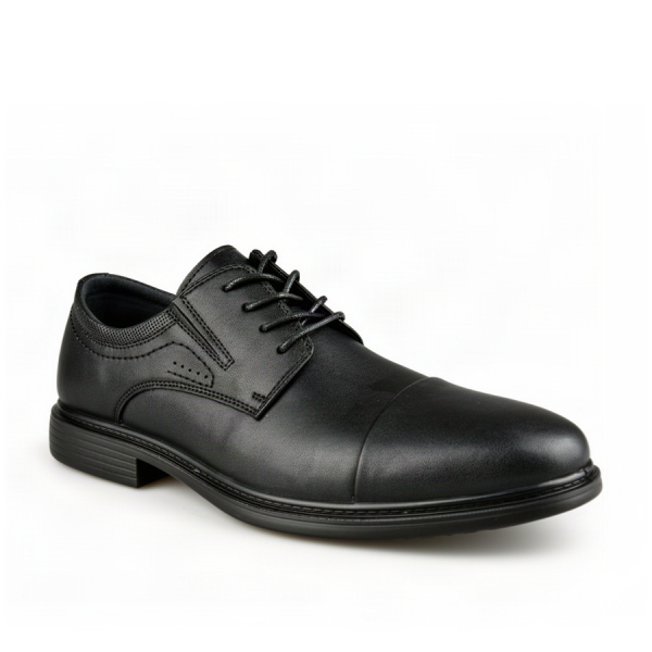 men's shoes genuin leather black 0162128