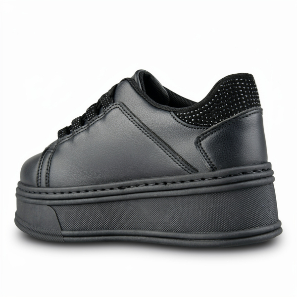 adidași damă piele ecologică negru 0162708