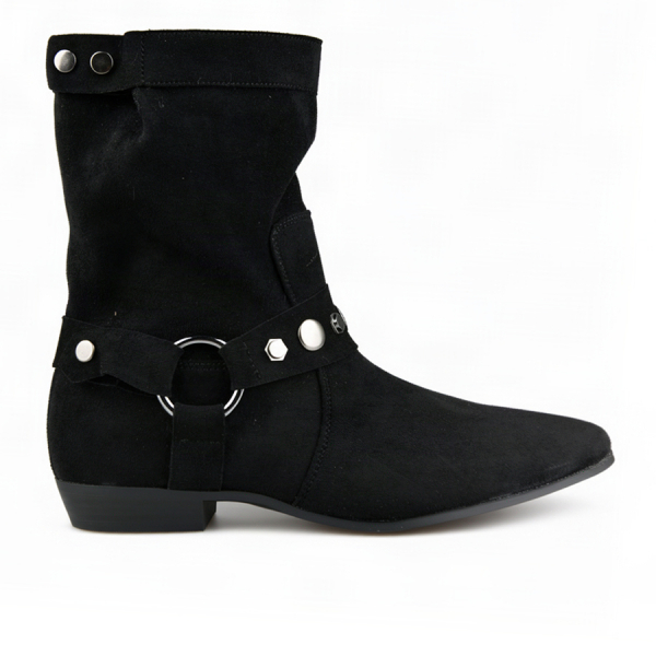 lady's boots textiles black