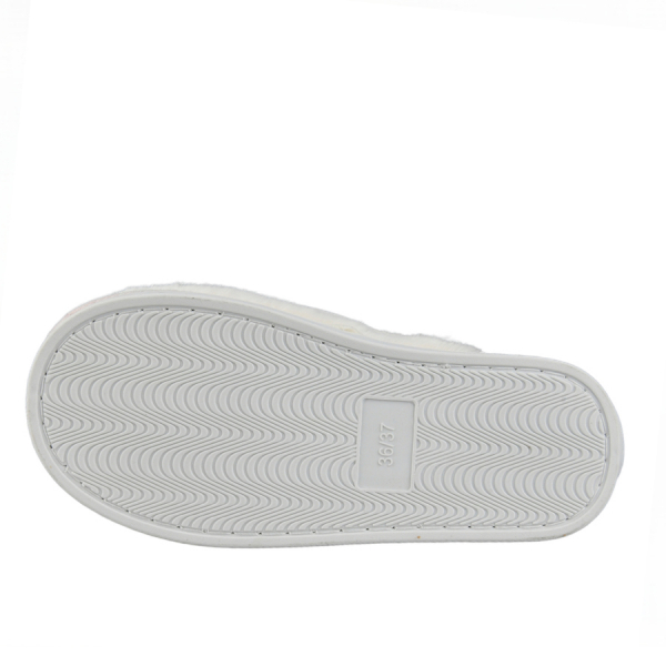 lady's slippers textiles white 0162080