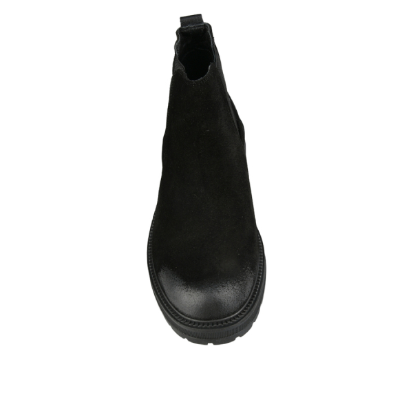 botine bărbați piele naturală negru 0164063