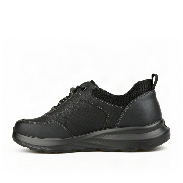 men's shoes genuin leather black 0162758