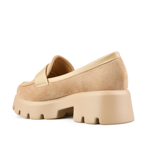 lady's shoes textiles beige 0160492