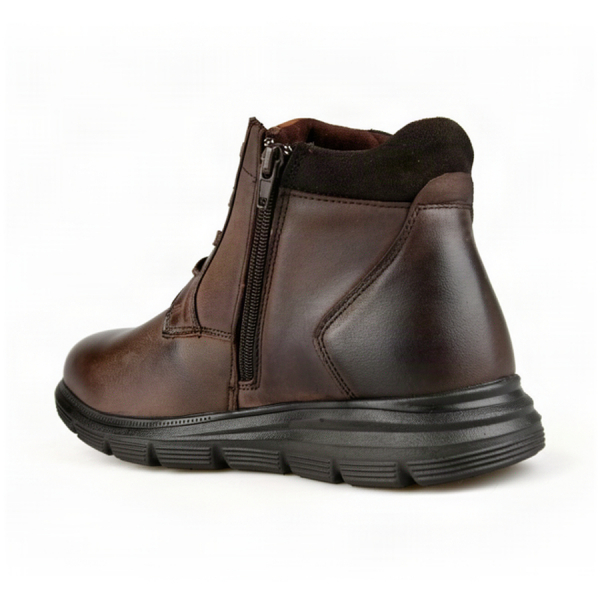 men's boots genuin leather brown 0162956
