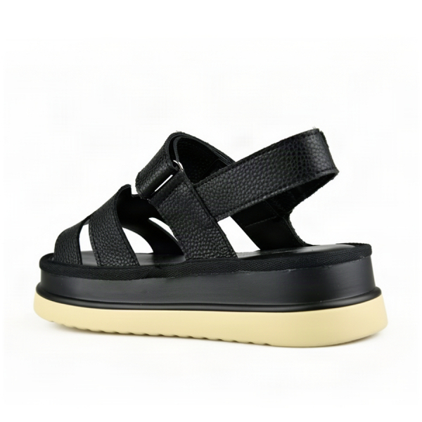 sandale damă piele naturală negru 0164199