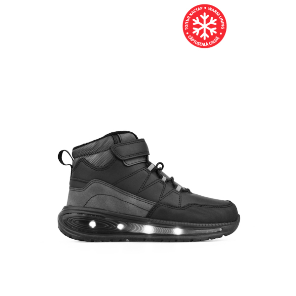 kids boots eco leather/textile black
