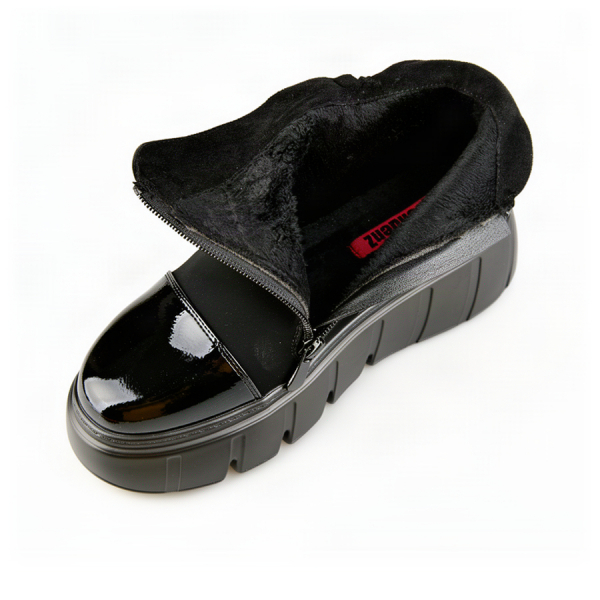 lady's boots eco leather/textile black 0162795
