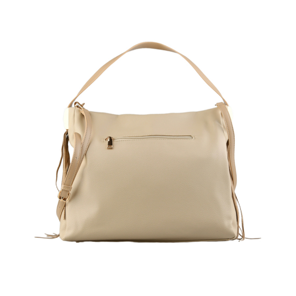 lady's bag synthetic leather beige 0163283