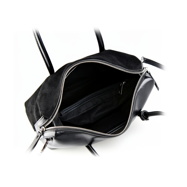 geantă damă textil/piele ecologică negru 0163148