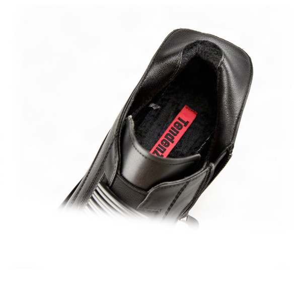 lady's boots genuin leather black 0162658
