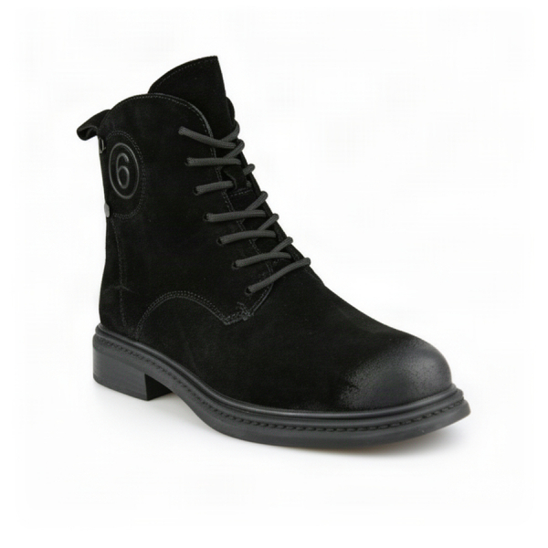 lady's boots genuin leather black 0162663